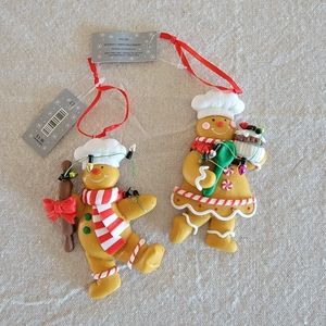 Christmas tree ornaments - Gingerbread couple